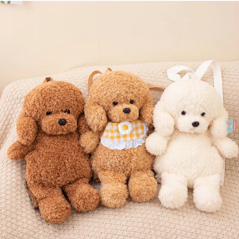 Adorable Plush Teddy Dog Backpacks for Kids | Fun & Functional