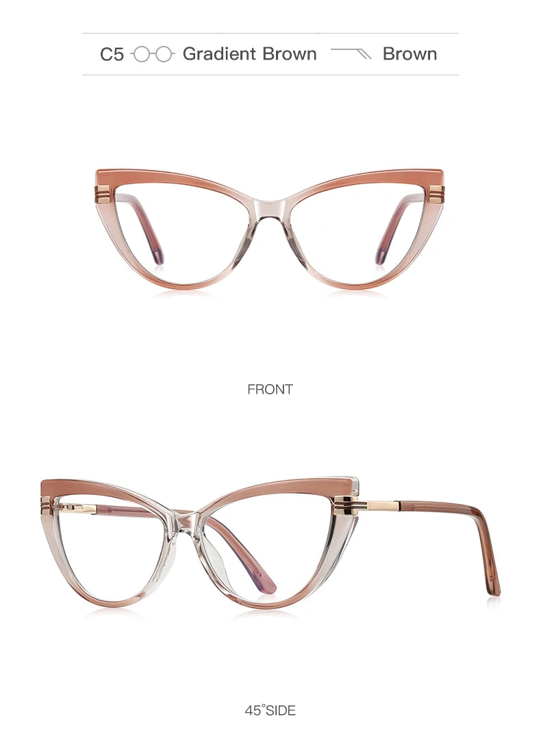 Chic Cat Eye Anti-Blue Light Reading Glasses for Women
