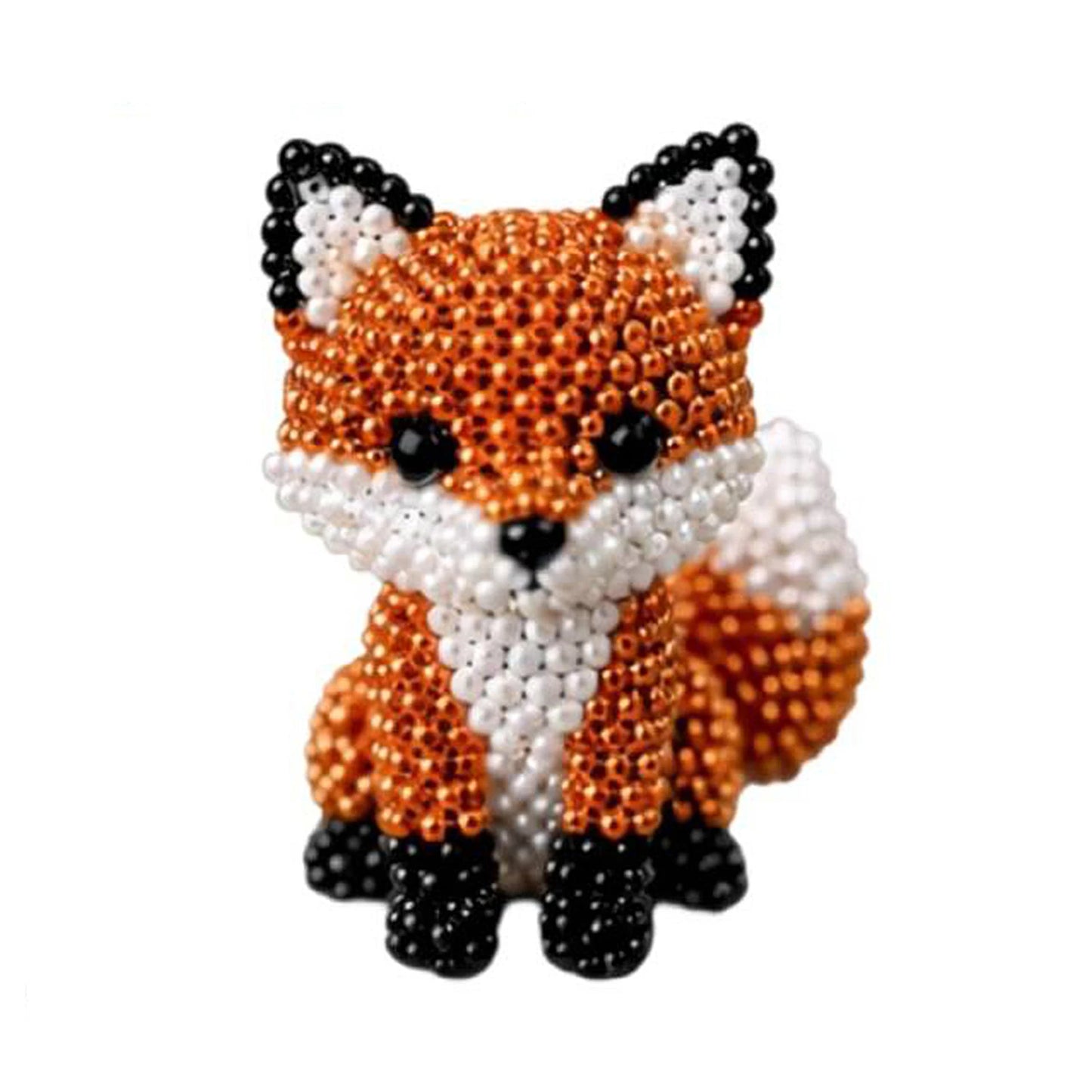 DIY 3D Animals Bead Craft Kit | Colorful Bead Embroidery Set