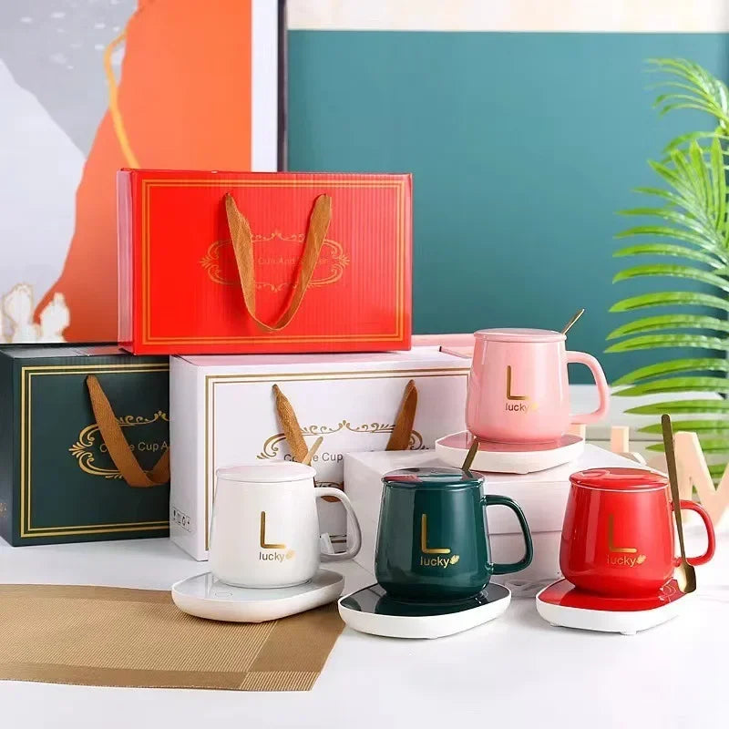 Portable Thermostatic Ceramic Coffee Cup | Perfect Gift Idea