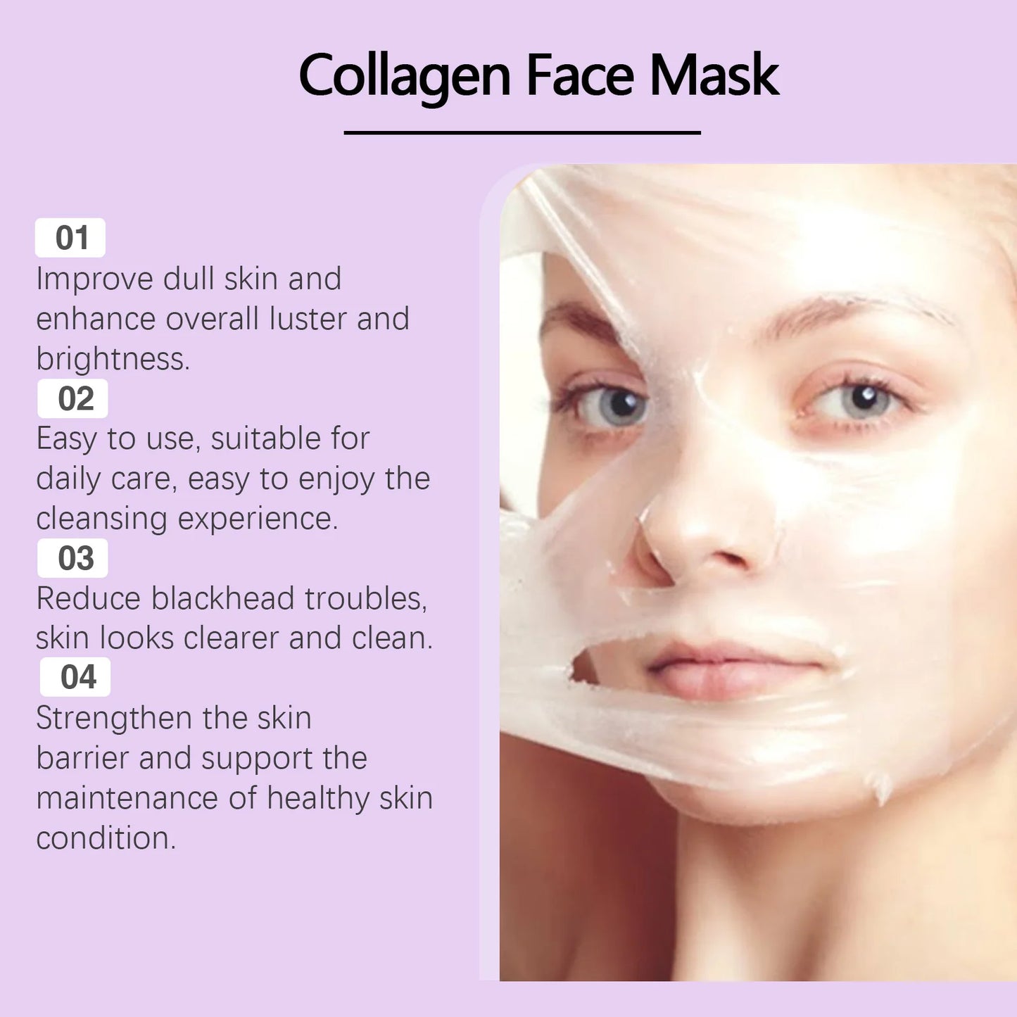 Collagen Peel-Off Mask for Deep Hydration & Exfoliation
