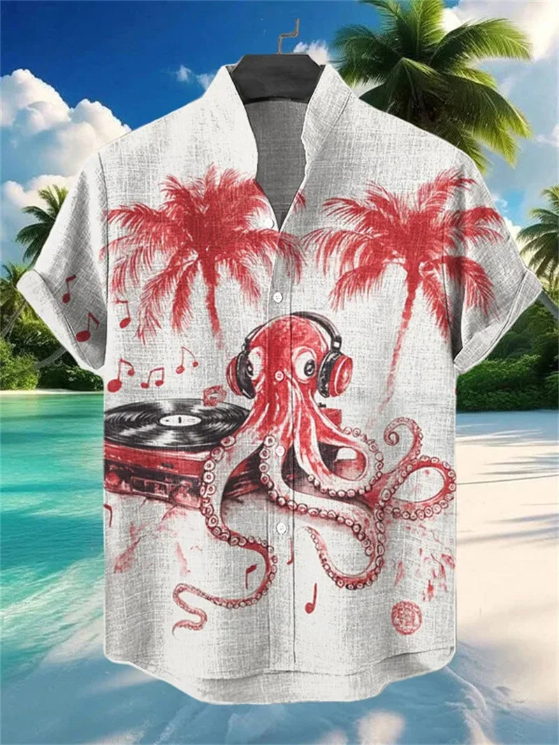 Men's Casual Short Sleeve Hawaiian Shirt | Stylish Summer Vibes