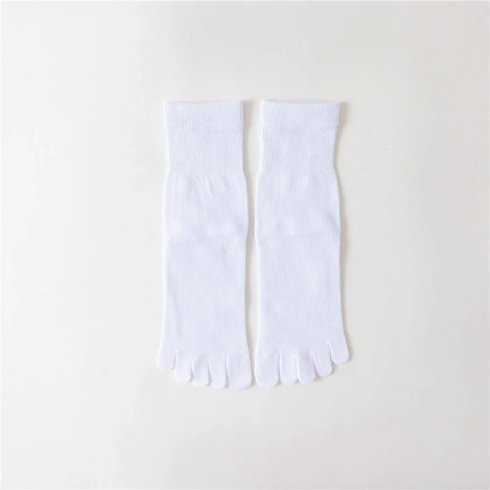 Compression Yoga Five Finger Socks for Women | Non-Slip Fitness Gear