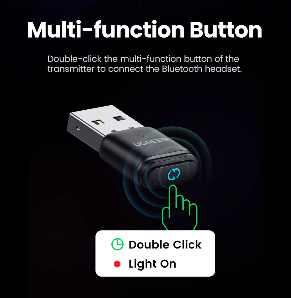 Bluetooth 5.3 Audio Adapter for PS4, PS5 & Nintendo Switch