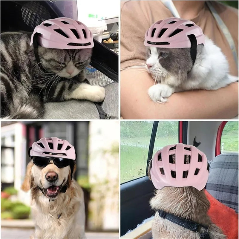 Pet Motorcycle Safety Helmet | Comfortable & Breathable Design