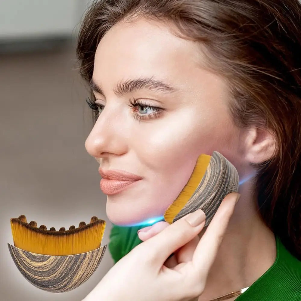 Portable Lymphatic Contour Face Brush | Reduce Puffiness & Sculpt