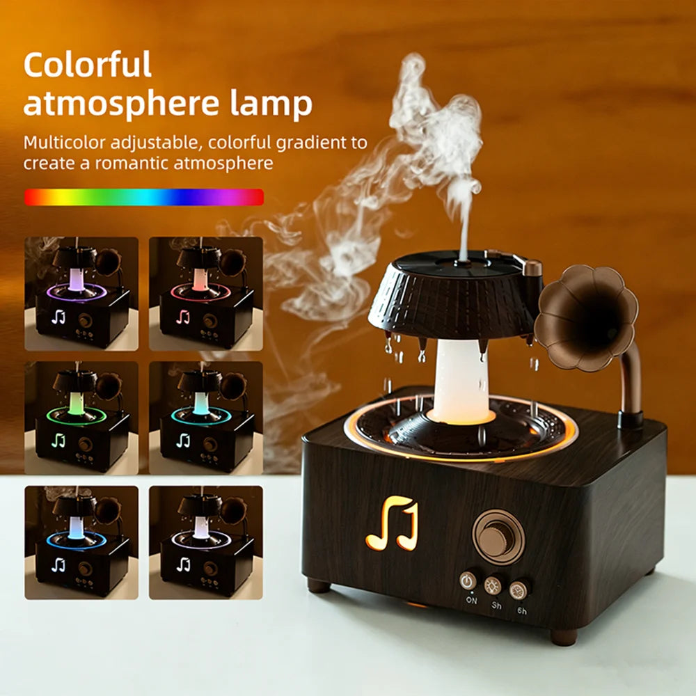 Aromatherapy Spray Humidifier with Remote Control & 7-Color Lighting