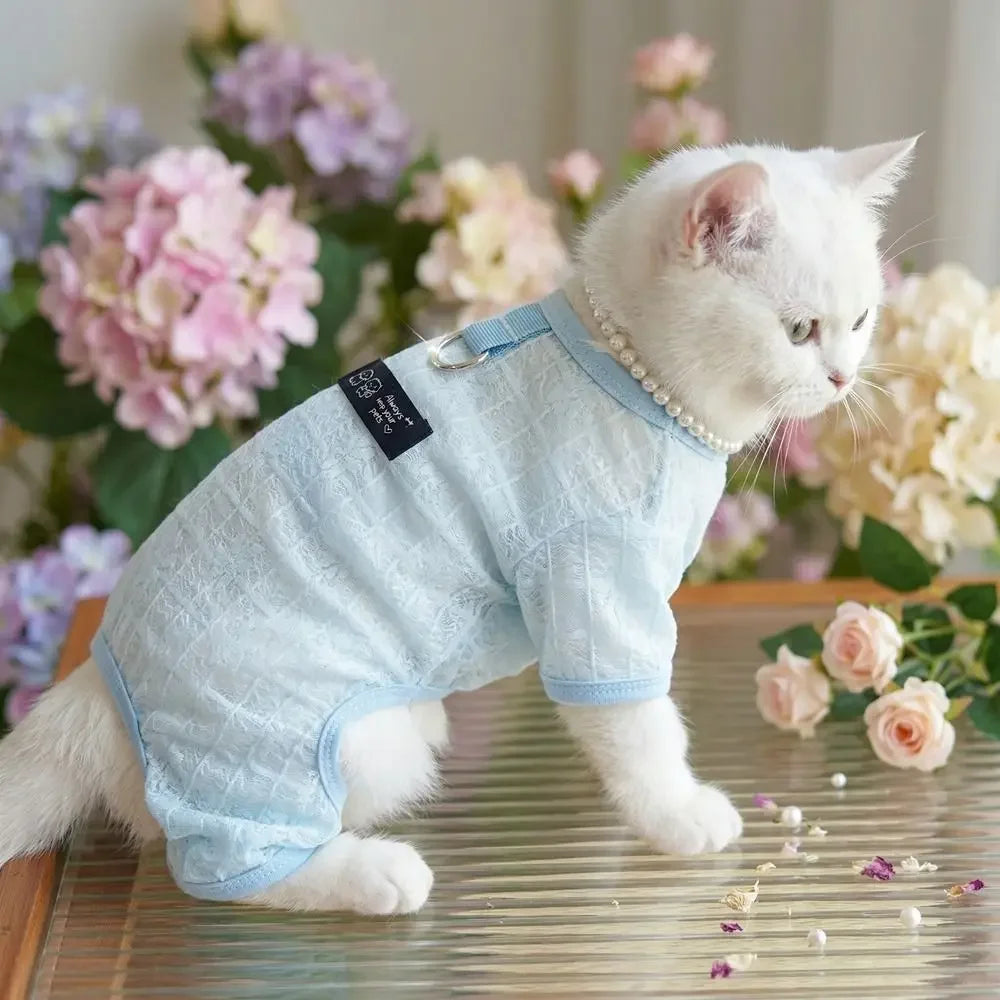 Breathable Summer Dog Jumpsuit | Cooling Pet Clothes for Dogs