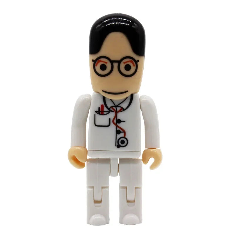 Mini Cartoon Doctor USB Flash Drive | Fun & Functional Storage