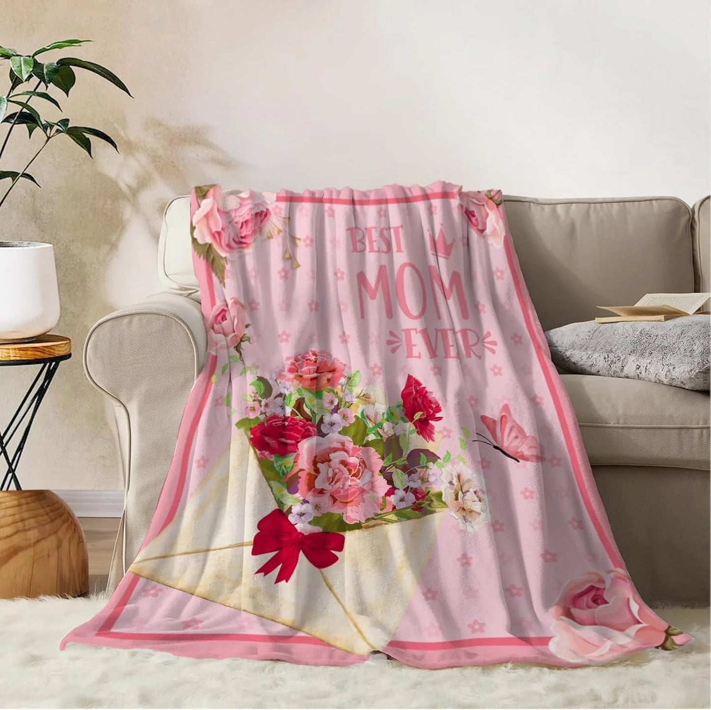 Super Soft Flannel Throw Blanket | Unique Gifts for Mom