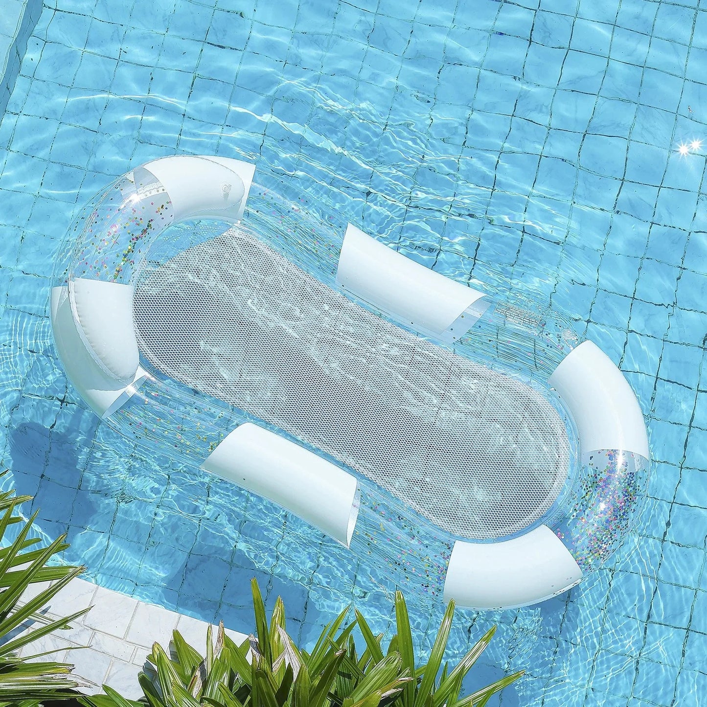 Minimalist Swim Ring Float | Stylish Pool Lounger for Relaxation