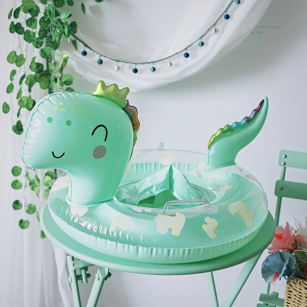 Baby Inflatable Dinosaur Swimming Ring | Fun Pool Float for Kids