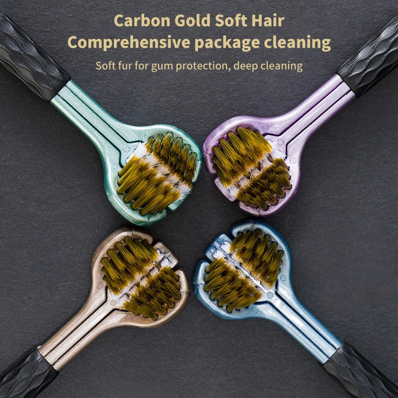 Ultra Soft 3-Sided Toothbrush for Effective Oral Care
