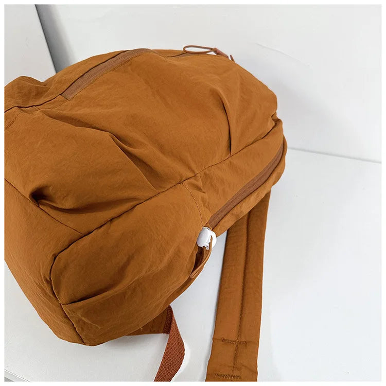 Lightweight Macaron Color Oxford Backpack for Women | Casual Chic bag