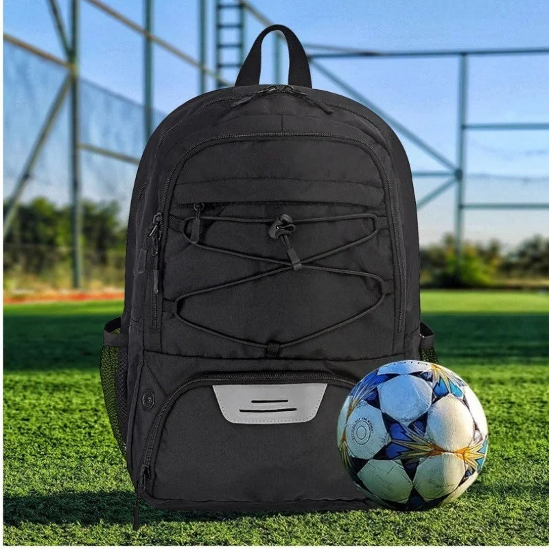 Football Backpack Travel Sports Bag with Shoe Storage