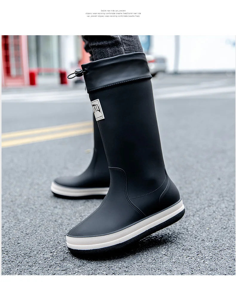 Waterproof Rubber Boots for Men and Women | Couples Rain Shoes
