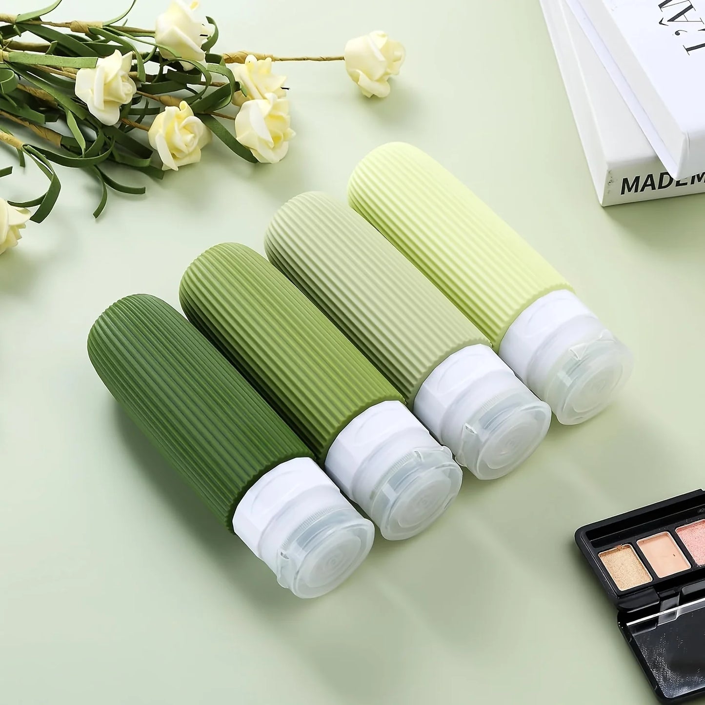 Portable TSA Approved Travel Bottles | Leak-Proof Silicone Containers
