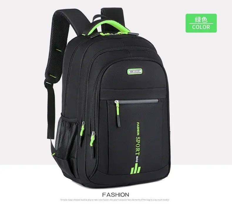 Men's Oxford Waterproof Backpack | Stylish School & Travel Bag