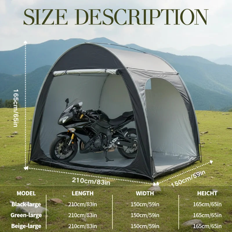 Portable Thickened Oxford Cloth Bike Shelter | Versatile Outdoor Tent