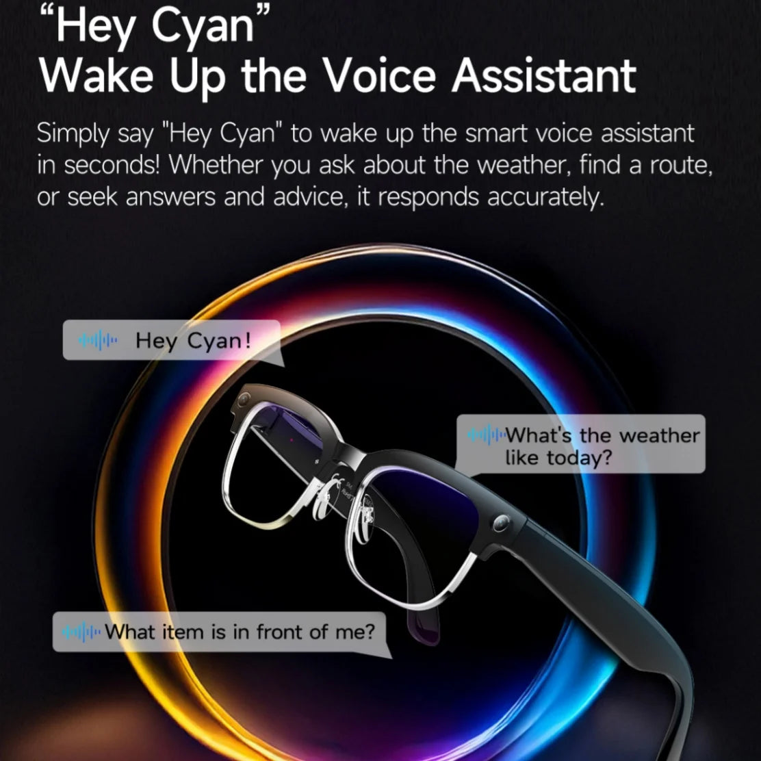 AI Smart Glasses with 8MP Camera & Bluetooth Features | Innovative Eye Wear