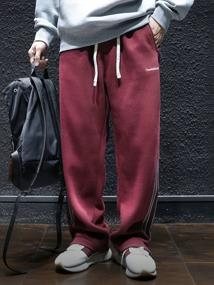 Men's Side Zipper Casual Sport Sweatpants for Outdoor Activities