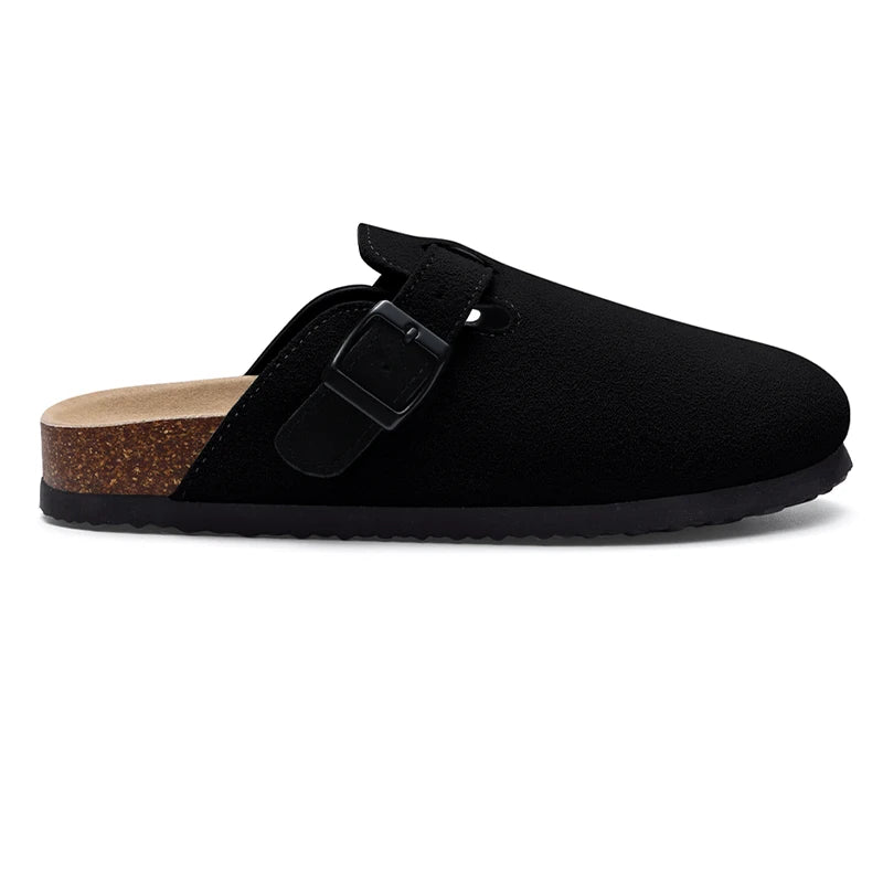 Comfortable Arch Support Suede Clogs for Home and Outdoor