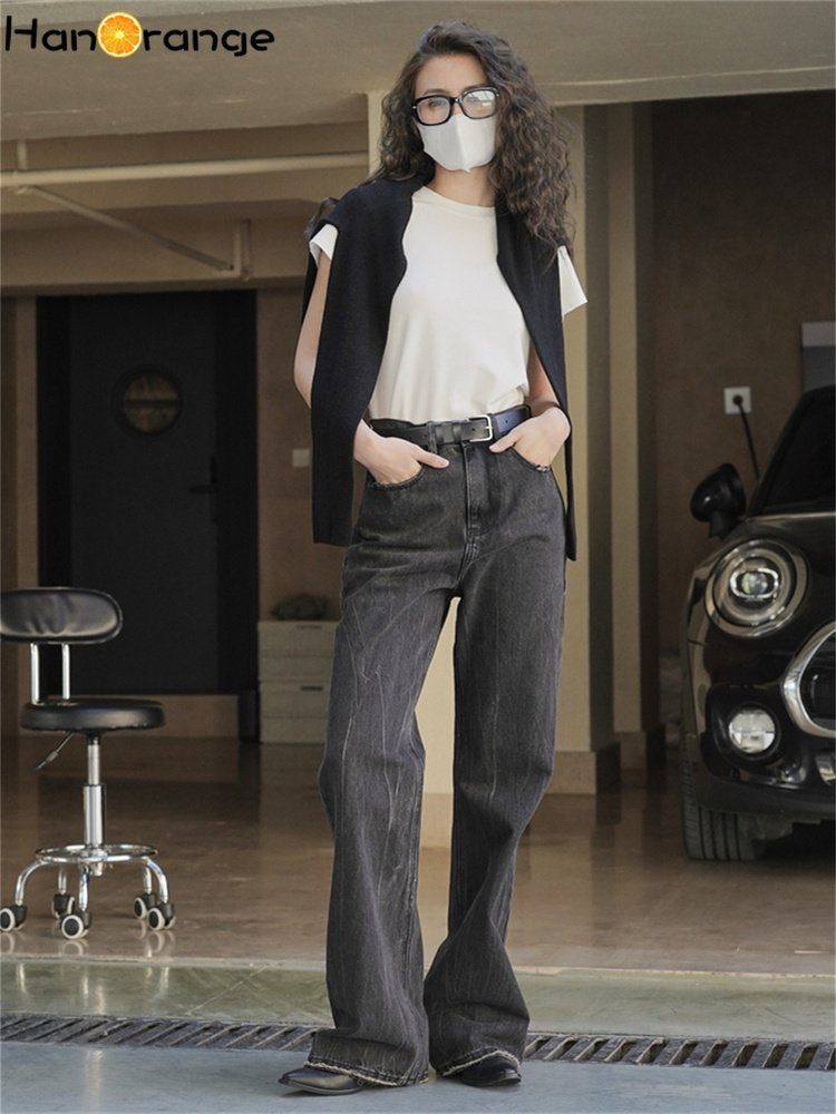 High Waist Retro Jeans for Women | Stylish Elastic Denim Pants