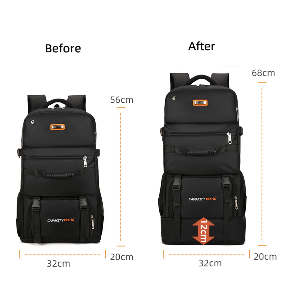 90-Liter Large Capacity Backpack for Travel & Camping Adventures