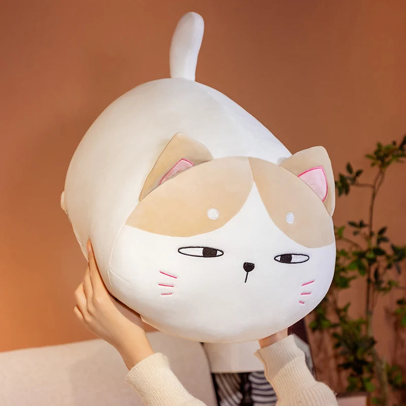Cute Kawaii Cat Plush Toys | Soft Plush Sleep Pillow Cushion