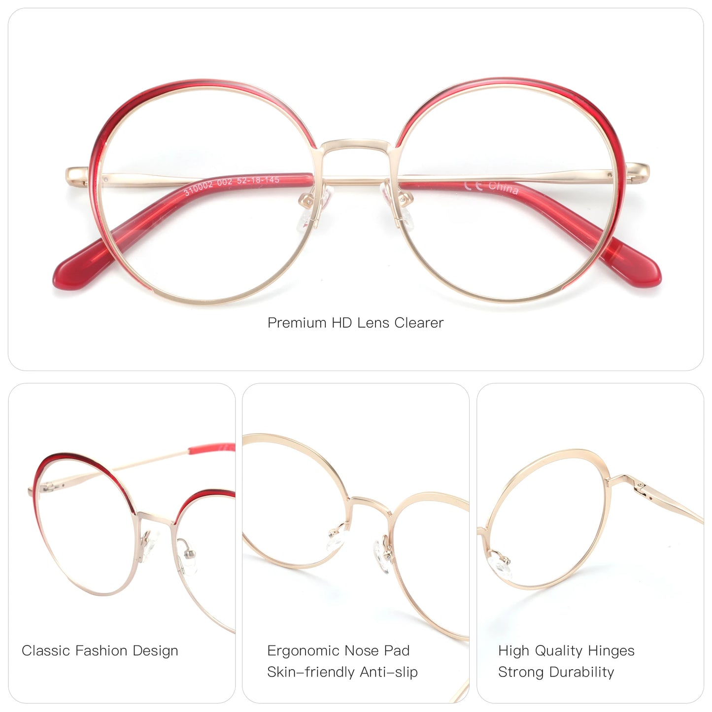 Stylish Women's Round Prescription Glasses | Fashion Forward Eyewear