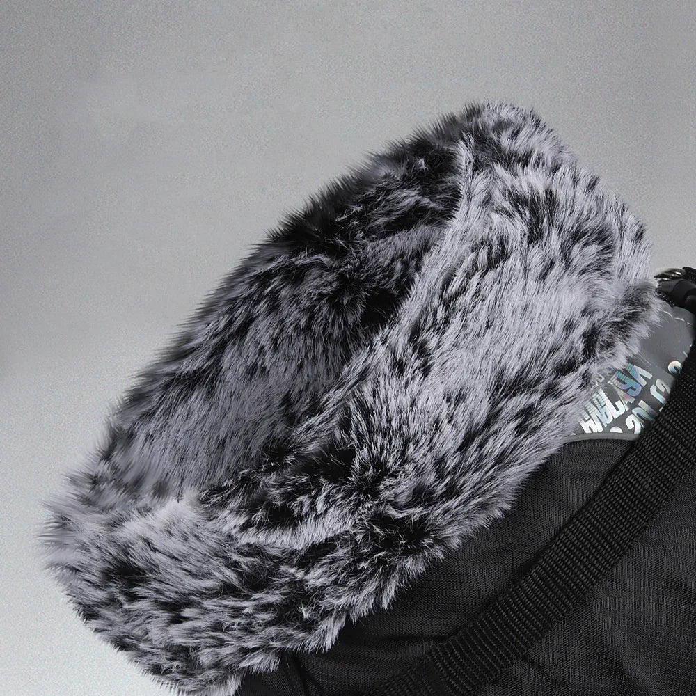 Chaqueta Gruesa para Perro con Cuello de Piel | Ropa de Invierno para Mascotas