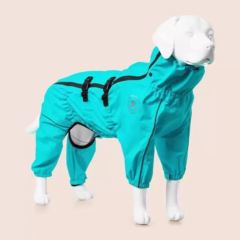 Waterproof Reflective Dog Raincoat | Adjustable Pet Jacket