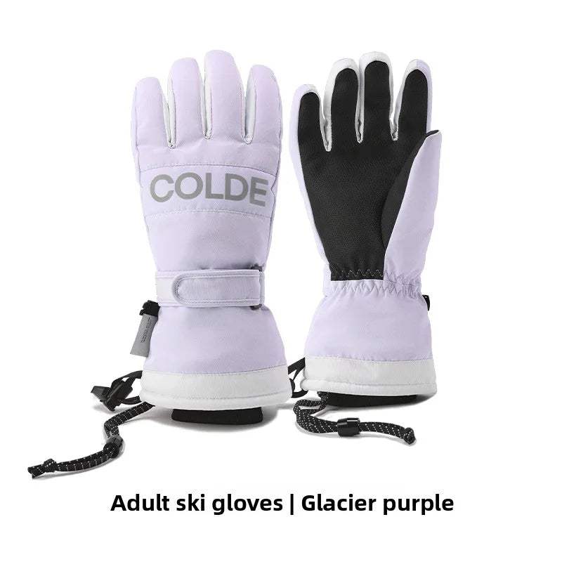 Guantes de esquí cálidos para deportes de invierno | Equipo impermeable y cortavientos