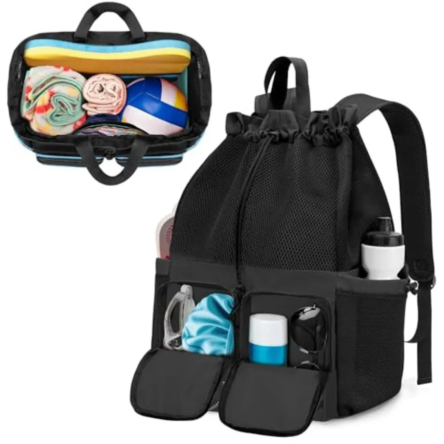 30L Mesh Swim Backpack | Waterproof Gym Bag for Athletes