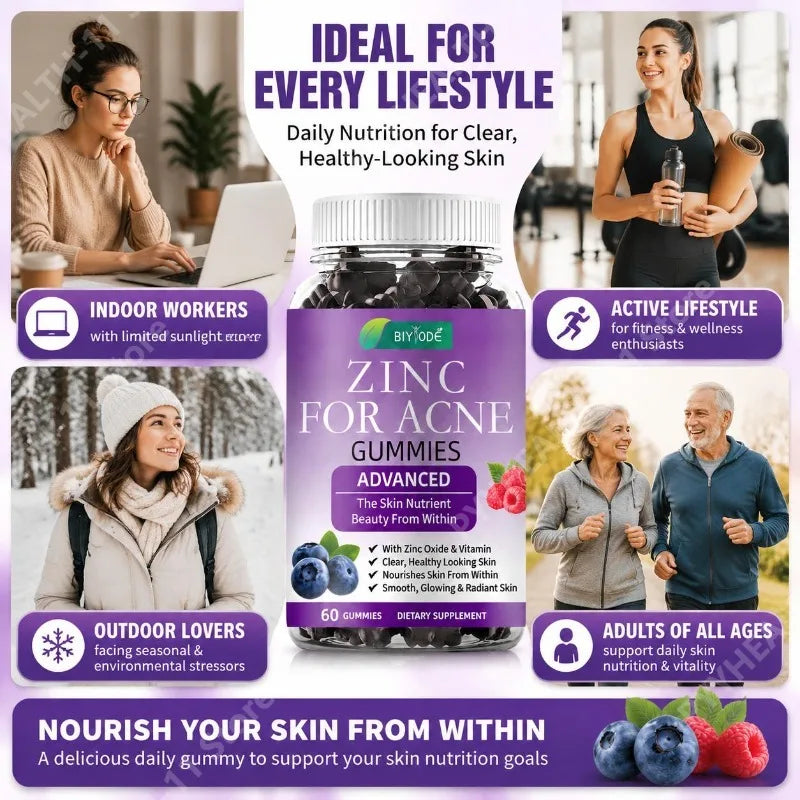 Zinc Gummies with Vitamin A & C | Immune Support & Wellness