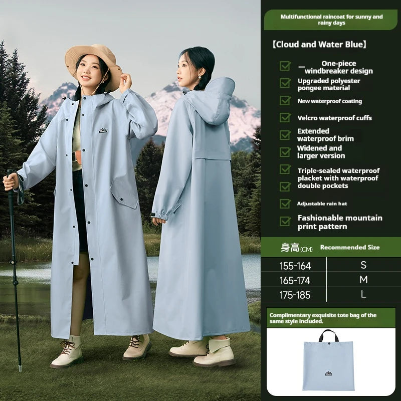 Chubasquero Engrosado para Adultos | Poncho Impermeable para Diversión al Aire Libre