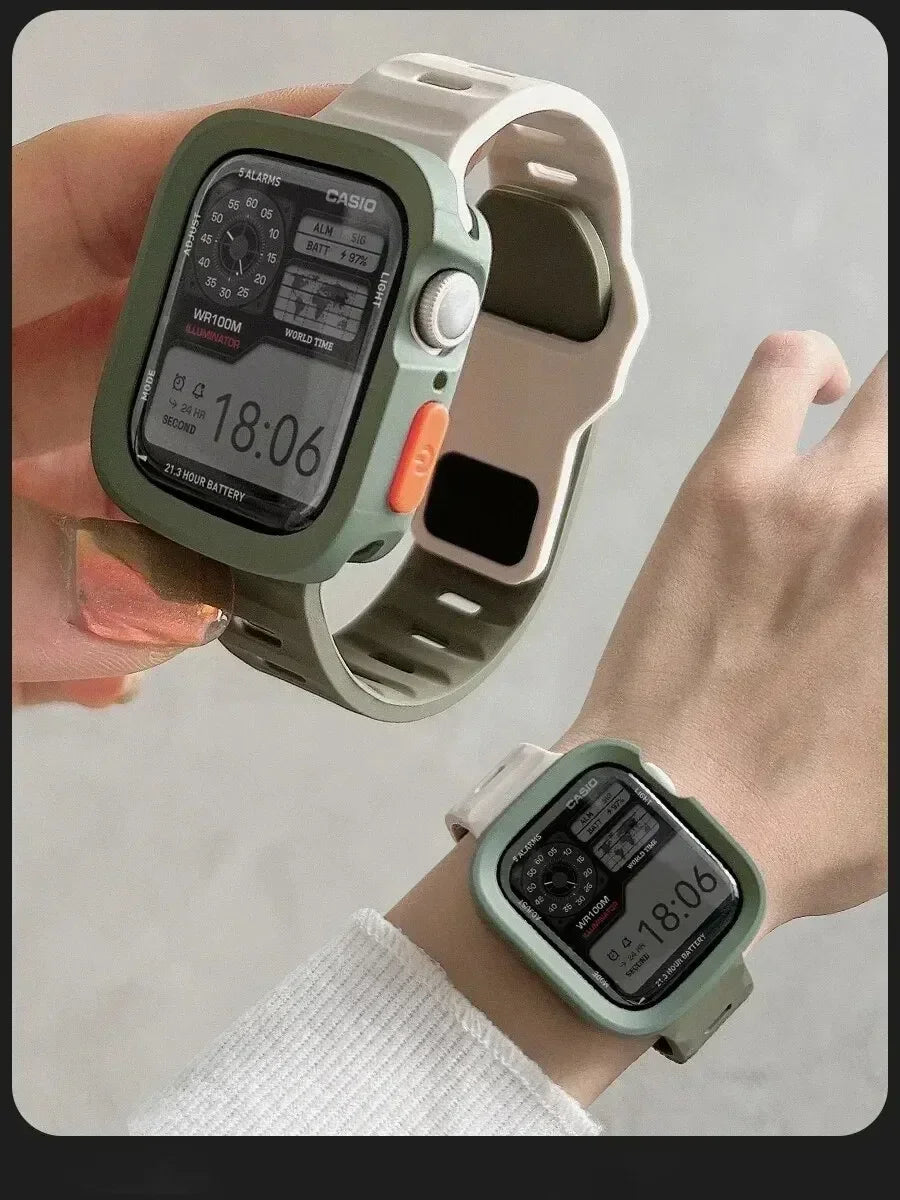 Silicone Case and Strap for Smart Watches | Comfortable & Durable