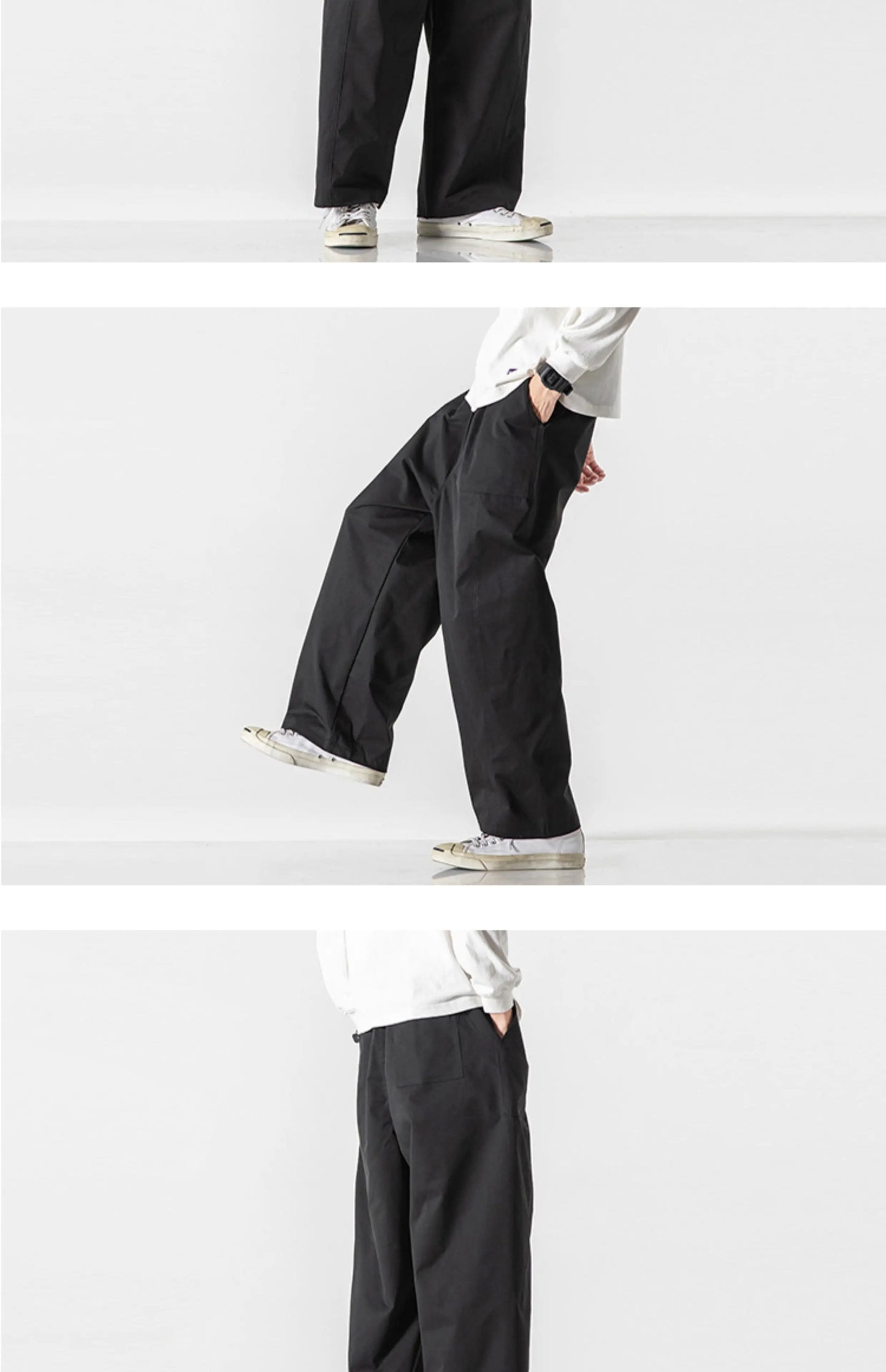 Men's Casual Wide Leg Pants | Lightweight Thin Joggers