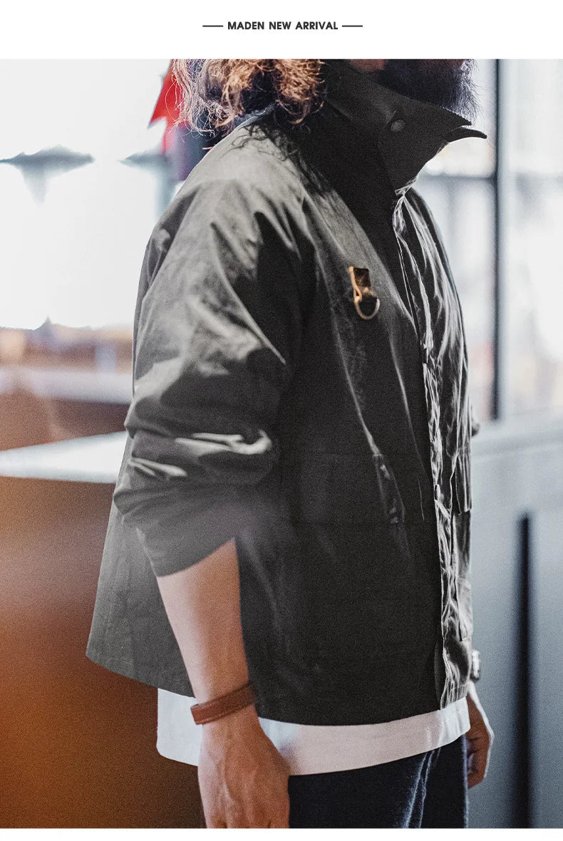 Vintage Waxed Fishing Jacket for Men | Classic Outdoor Coat
