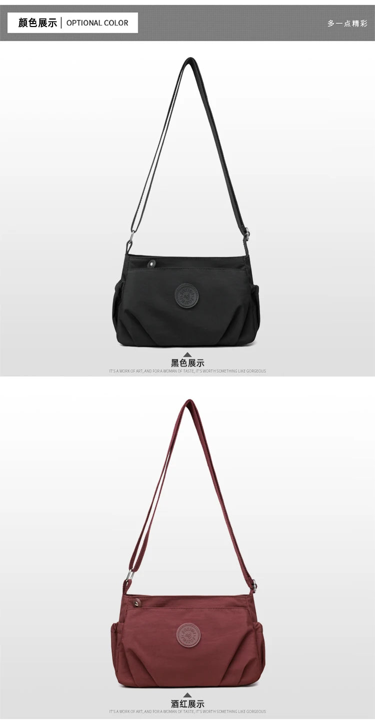 Lightweight Solid-Color Women's Shoulder Bag | Versatile Casual Style