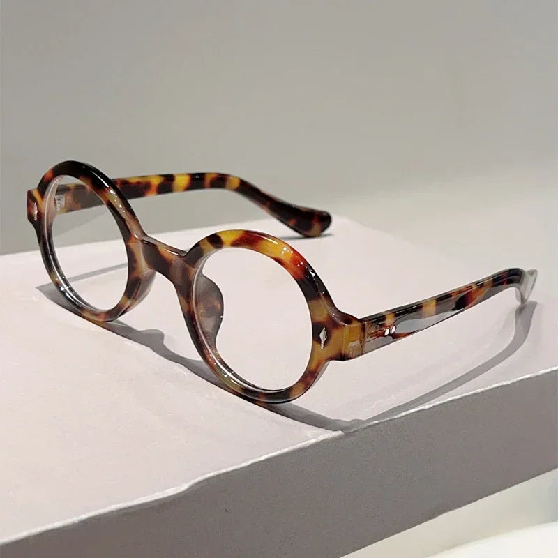 Vintage Round Blue Light Blocking Glasses for Stylish Eye Protection