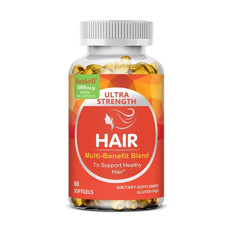 Biotin & Keratin Supplement | Hair Growth, Skin & Nails Support