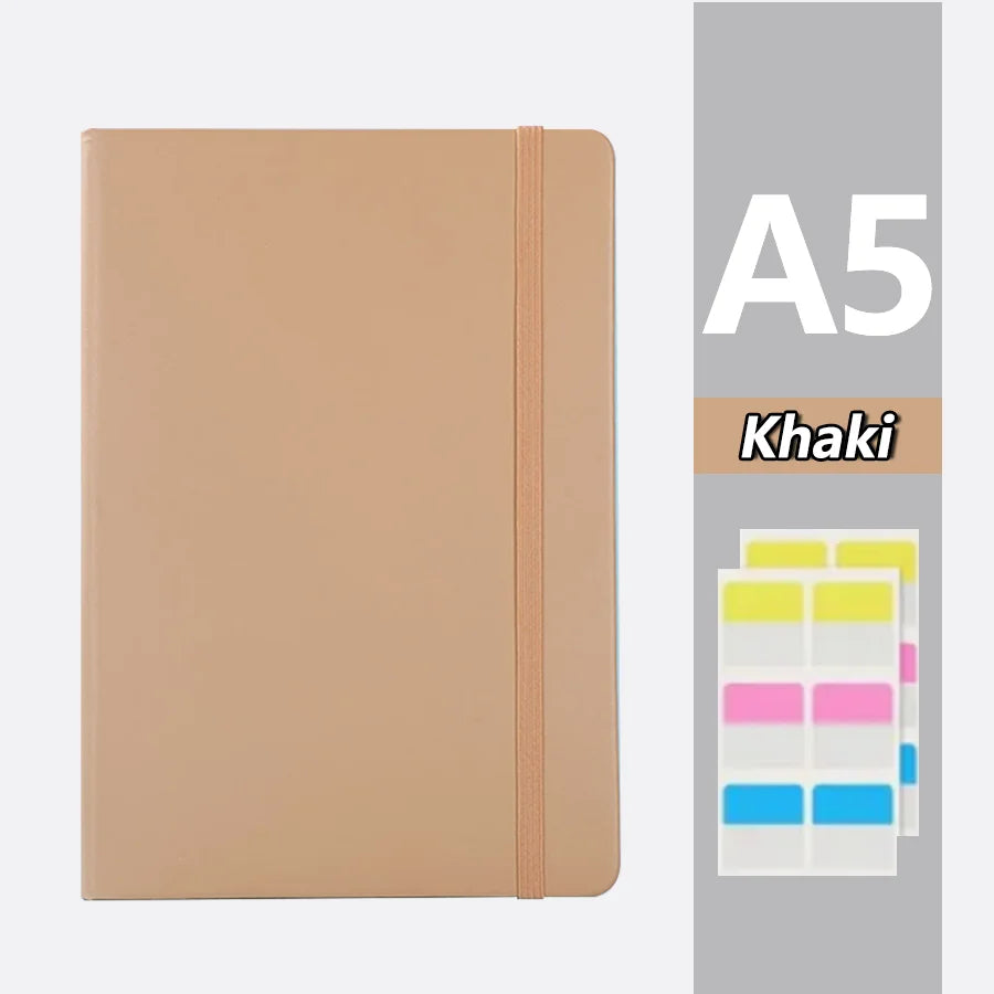 Premium A5 PU Notebook | 200 Pages for Students & Professionals