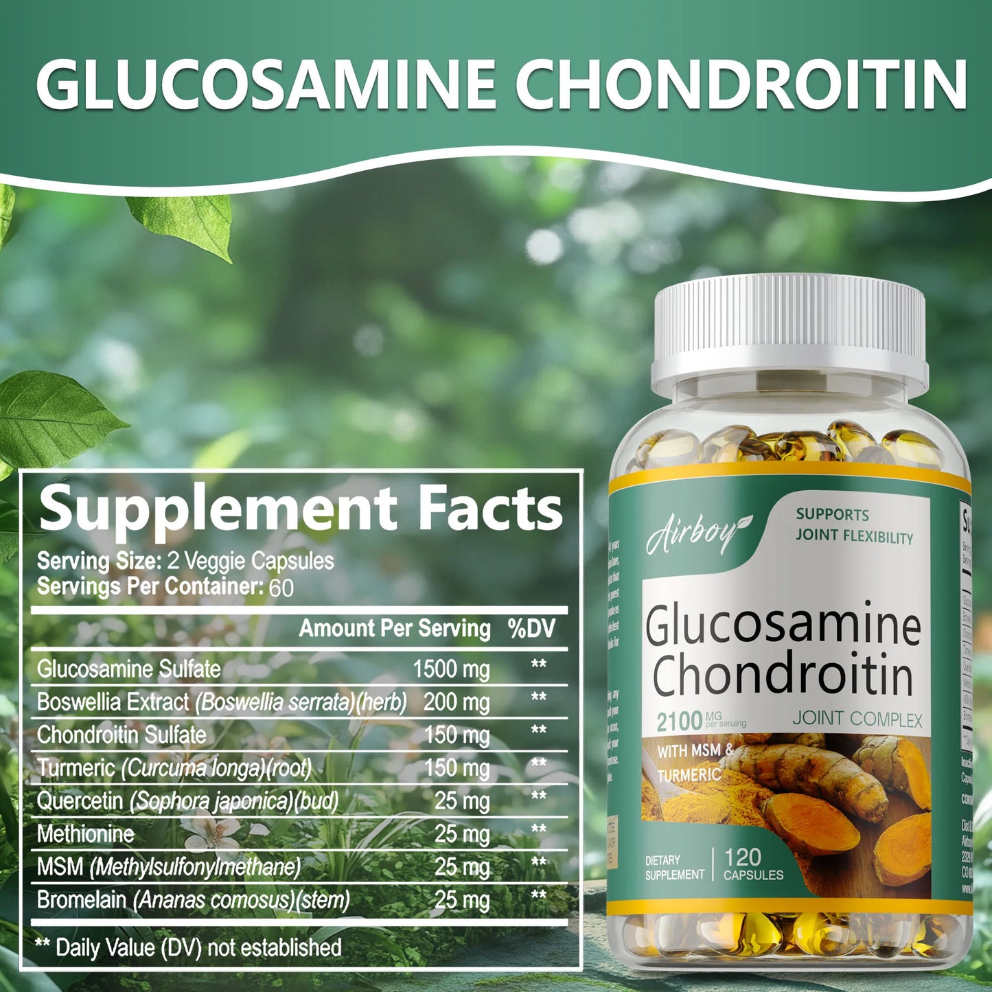 Glucosamine Chondroitin | Joint Health Support Supplement