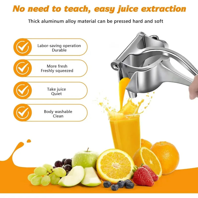 Heavy Duty Manual Citrus Juicer | Premium Fruit Juice Squeezer