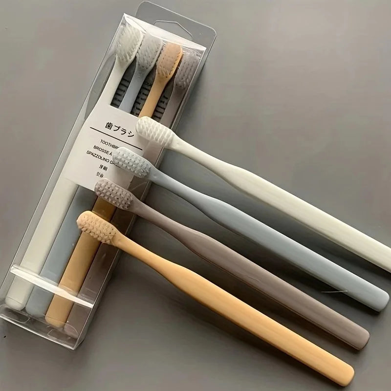 Eco-Friendly Soft Bristle Toothbrush Set for Travel & Hygiene