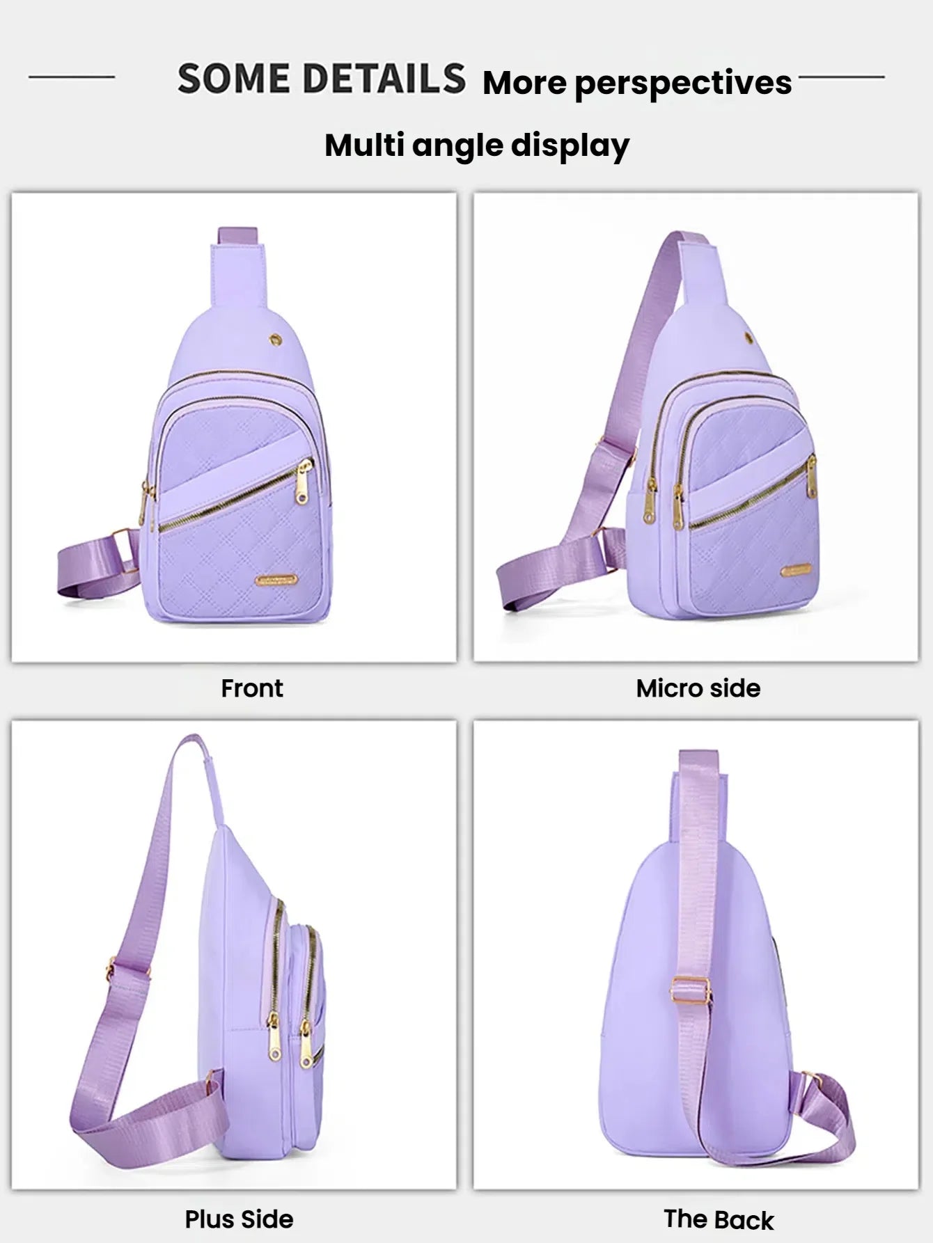 Fashionable Women's Chest Bag | Adjustable Shoulder Straps, Versatile Storage
