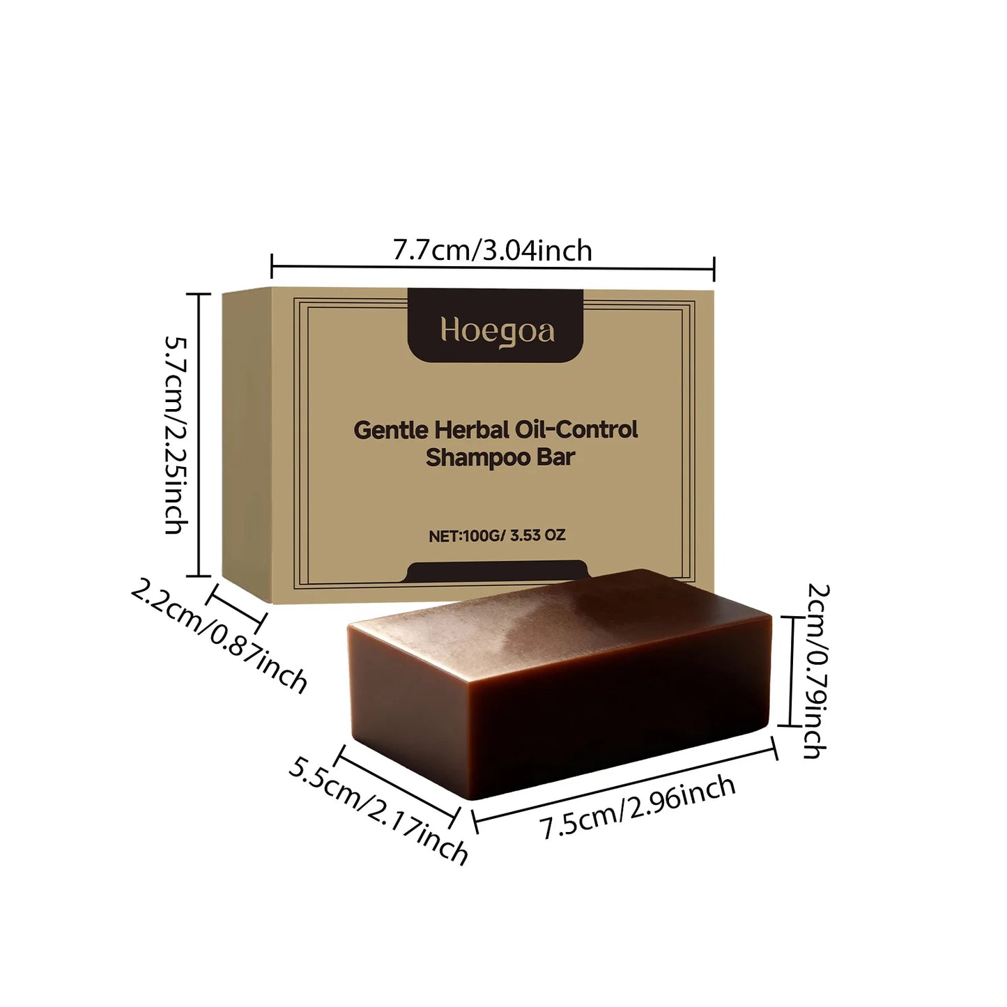 Herbal Oil-Control Shampoo Bar | Nourishing Hair Care Solution