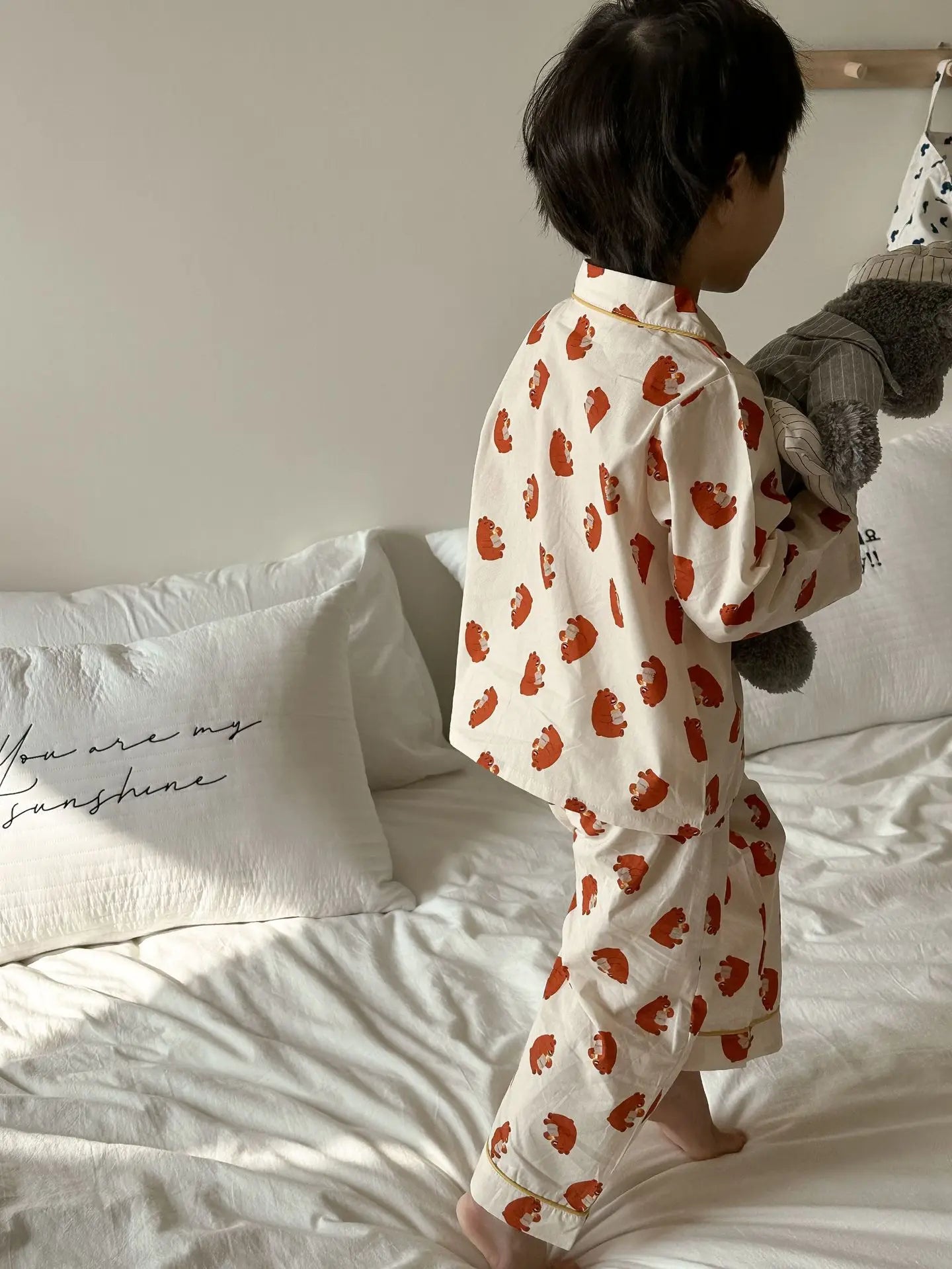 Spring Children's Cartoon Homewear Outfits | Cute Pajamas Set