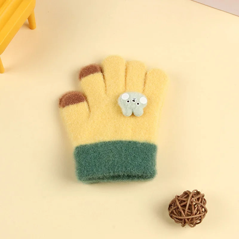 Kids Winter Fleece Gloves | Cozy Plush Mittens for Cold Weather
